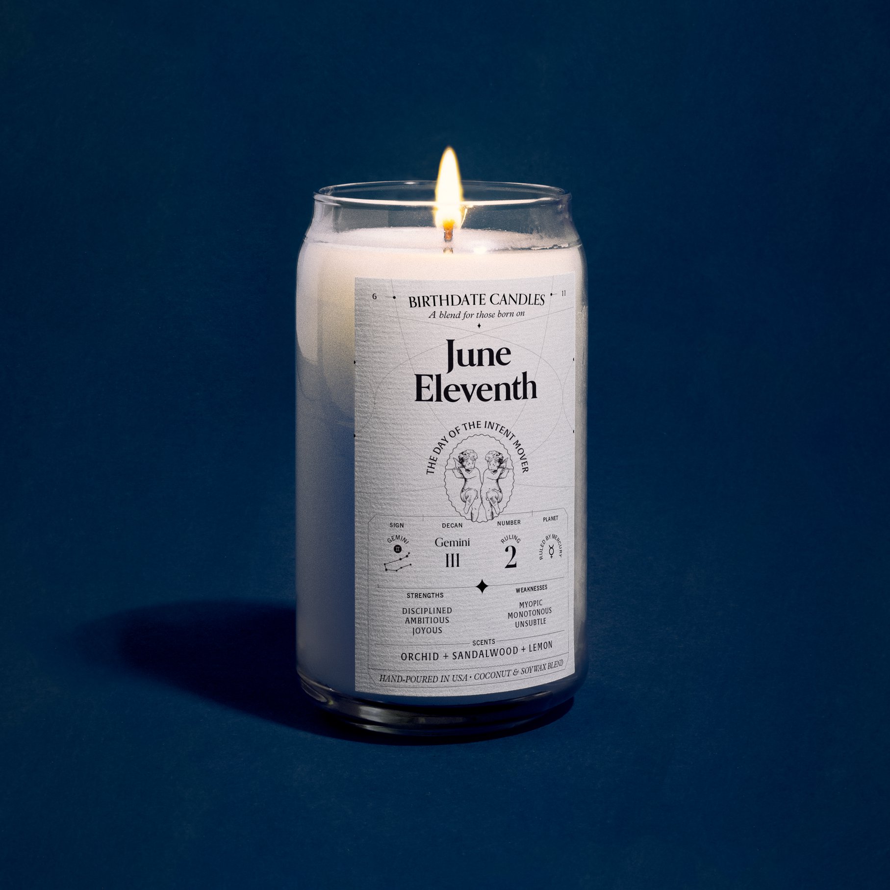 Birthdate Candles on Living Cozy